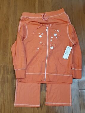 Three Hearts Lounge Wear Hoodie & Pant Lounge Set